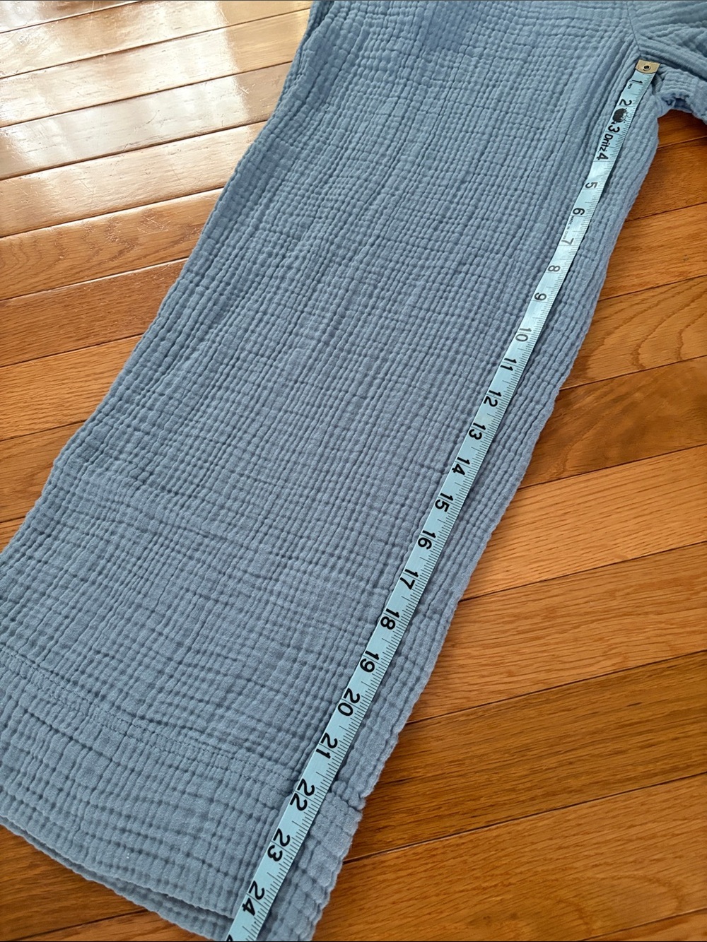 Lou & Grey Sky Blue Cropped Wide-Leg Pants - Picture 9 of 10